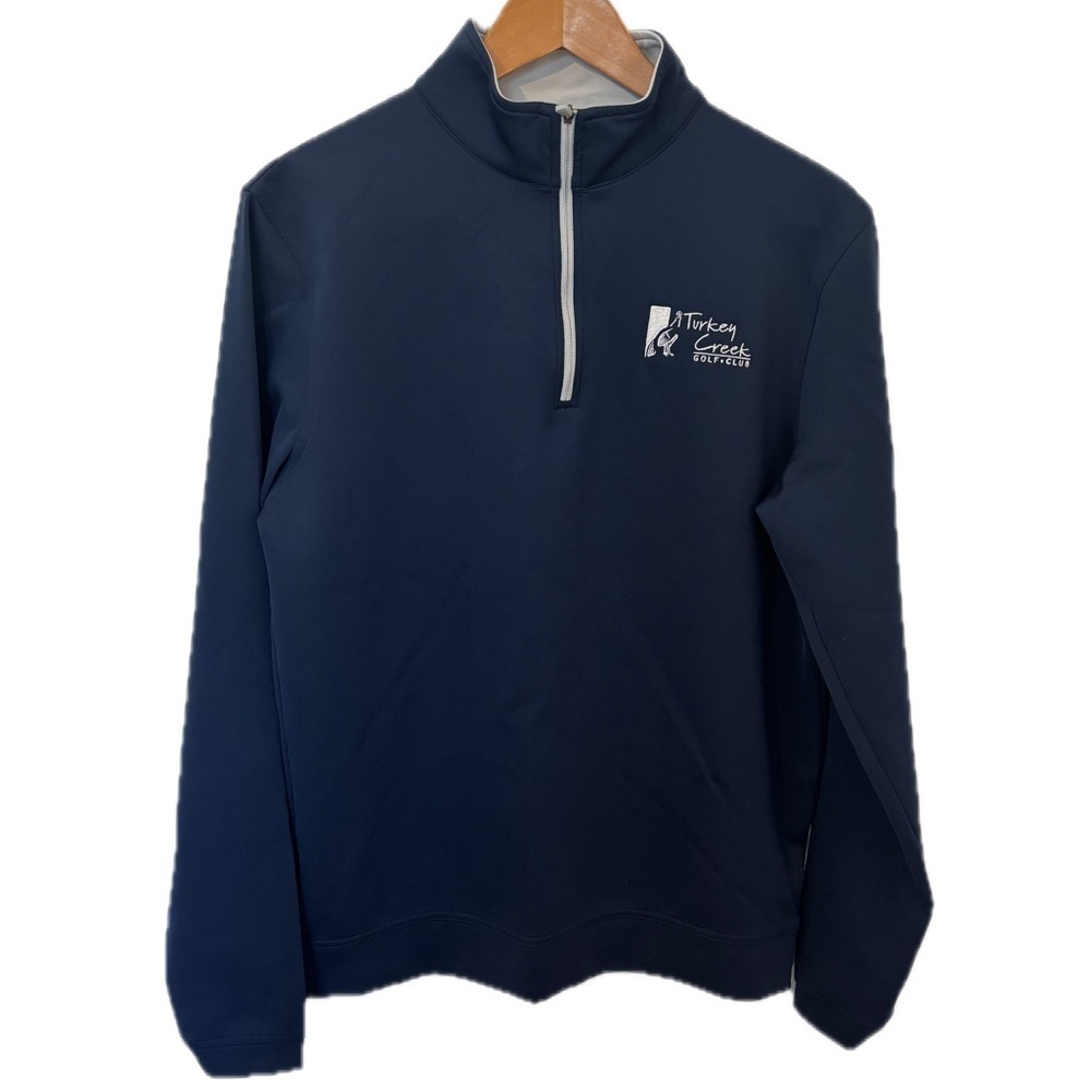 Columbia Golf Turkey Creek‎ Golf Club 3/4 Zip Navy Blue Pullover Size Small